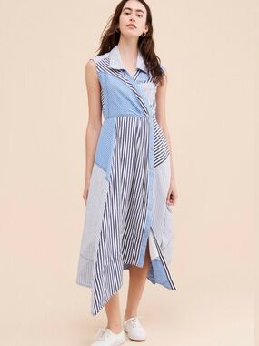 Pilcro Reworked Muscle Mid Dress